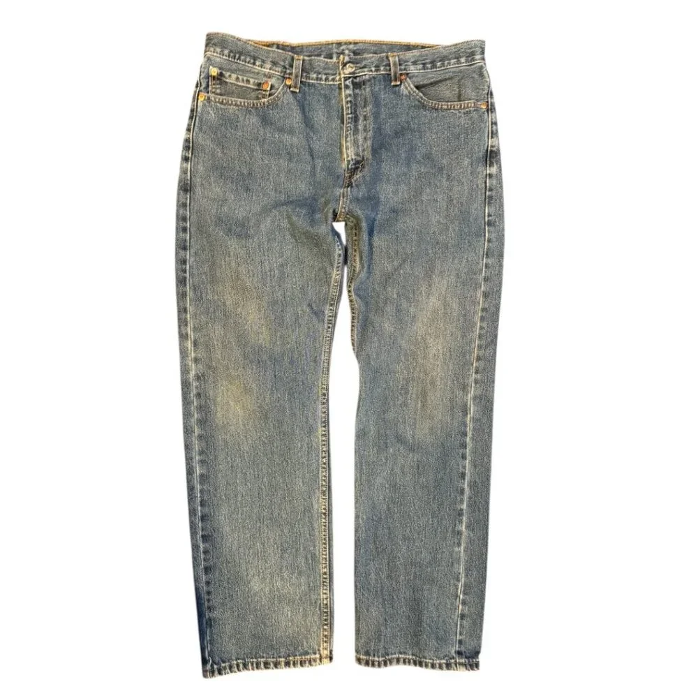 Men’s Levi’s 505 Regular Fit Jeans – Tag 38×32 (Fits 38×30) – Blue – Very Good